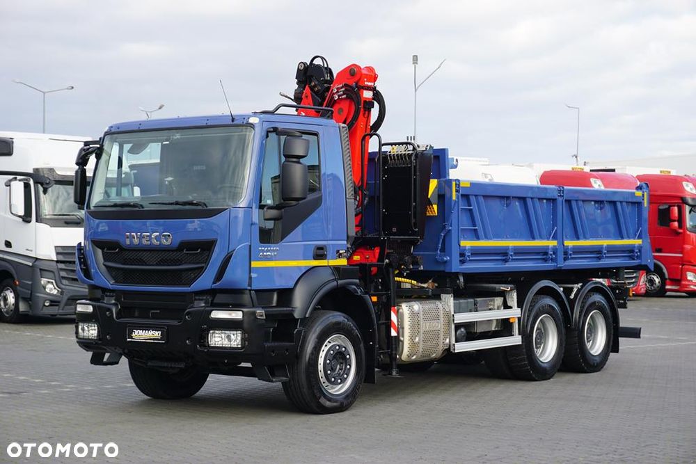 Iveco TRAKKER / 380T41 / E 6 / WYWROTKA + HDS / 6 X 4 / ROTATOR - 10