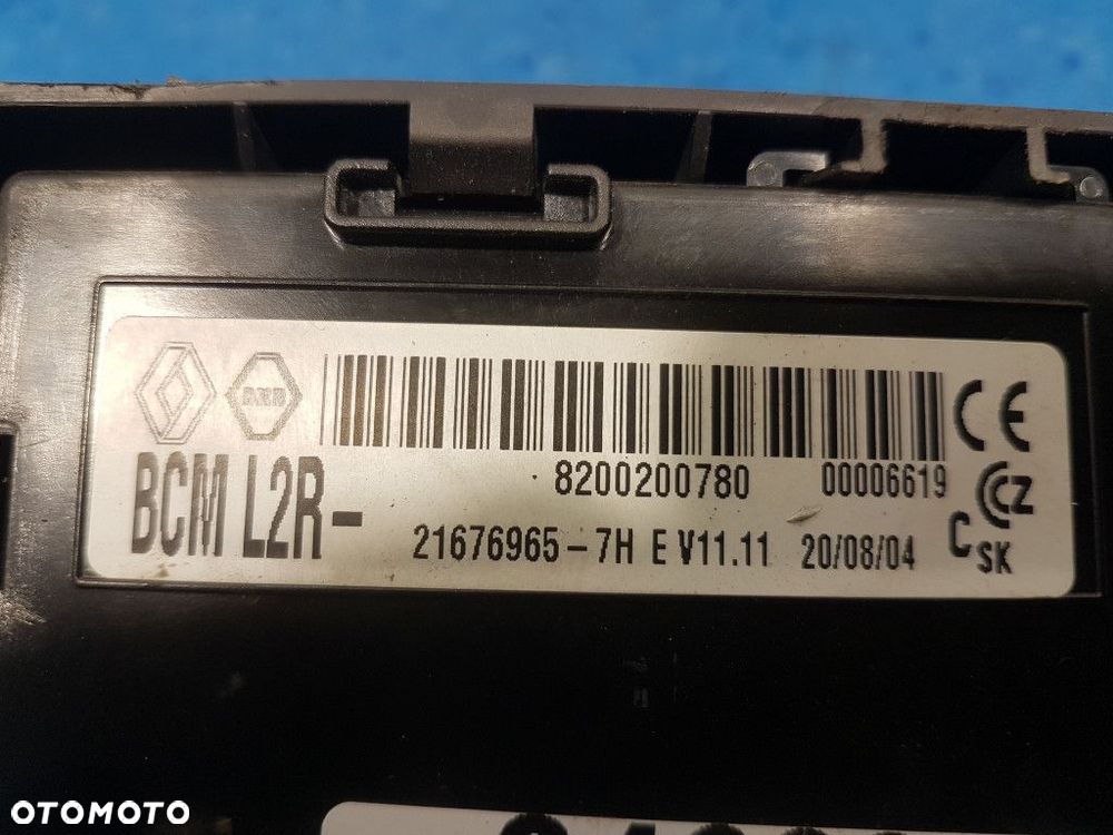 RENAULT MODUS MODUŁ BCM 8200200780 - 2