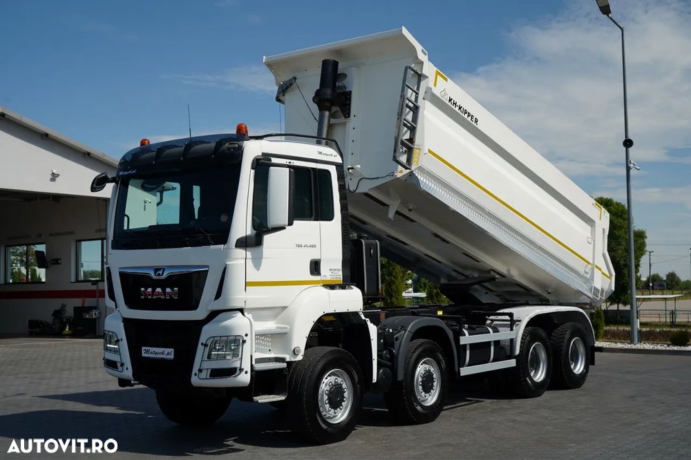 MAN TGS 41.460 / 8x8 / BASCULANTE SPATE / MANUAL / KH-KIPPER / EURO 6 / 2019 / CONTRACTUL DE SERVICE - 4