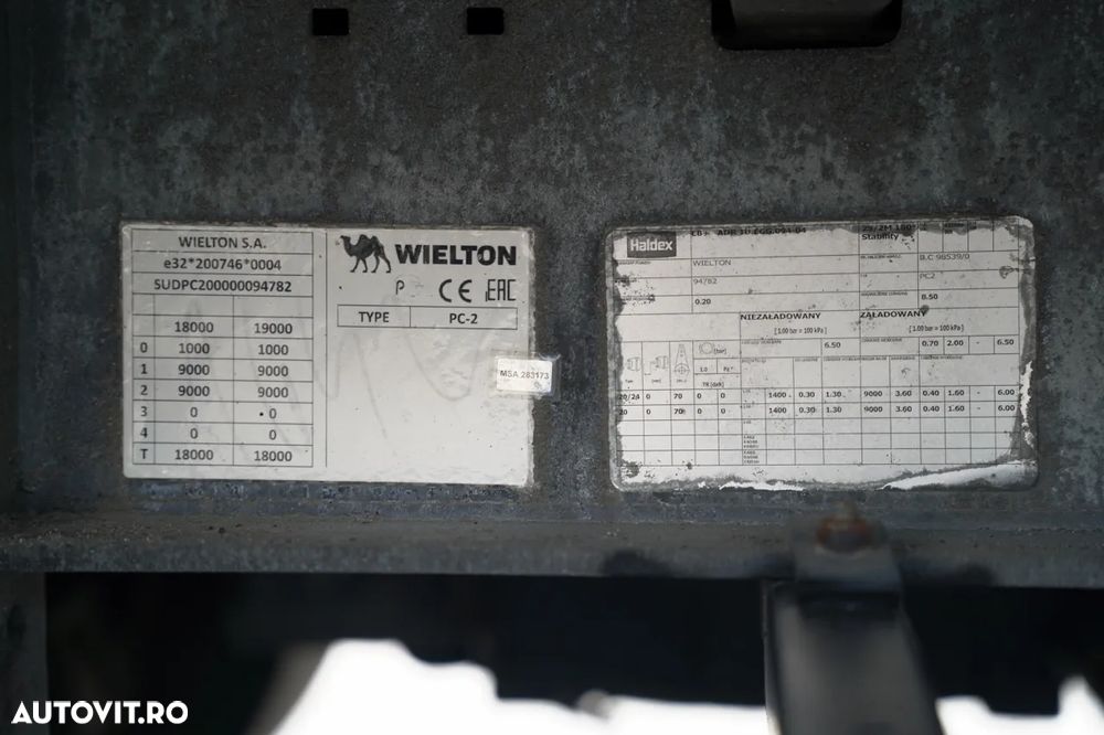 Volvo FH 460 / COMBINAȚIE TANDEM / 120 M3 / TRANSITION / I-SAVE / I-PARK COOL / DIRECȚIE CU RIDICARE A PUNTELOR / WIELTON / CORTINĂ ARMATĂ - 39