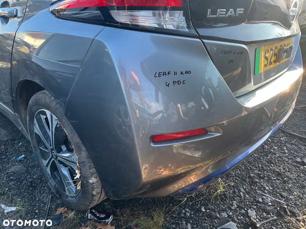 ZDERZAK TYŁ NISSAN LEAF ZE1 II 2 4 PDC KOLOR KAD - 2