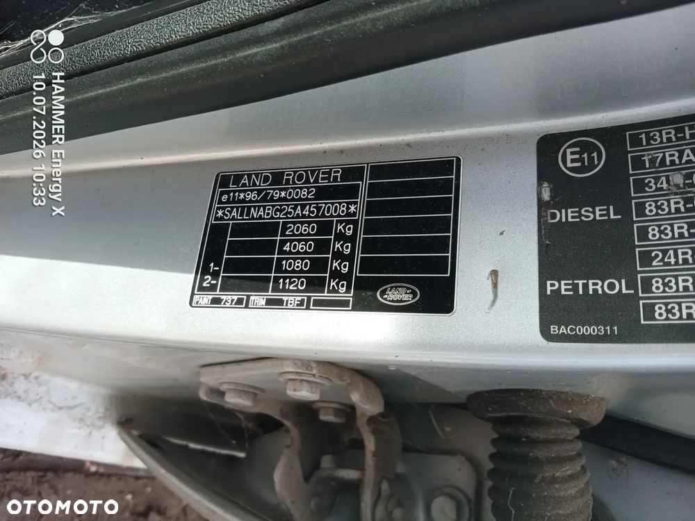 LAND ROVER Freelander na części 2,5 KV6 - 12