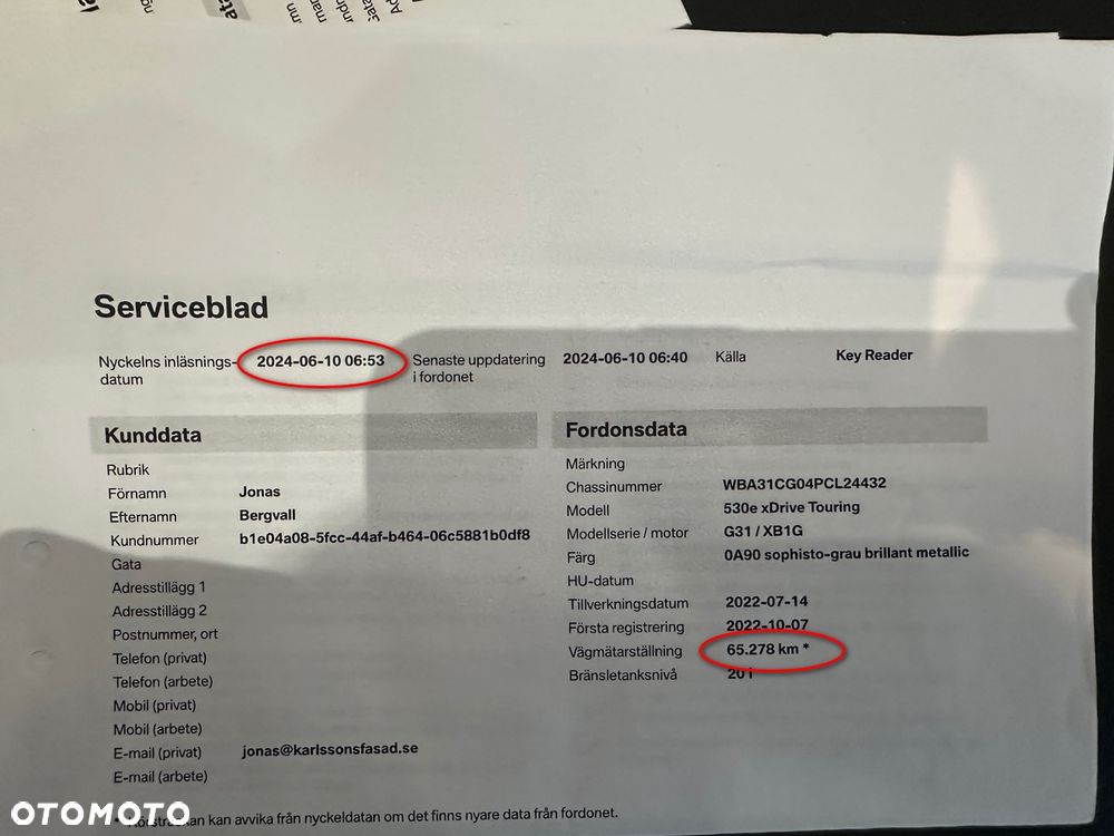 BMW Seria 5 530e xDrive M Sport sport - 40