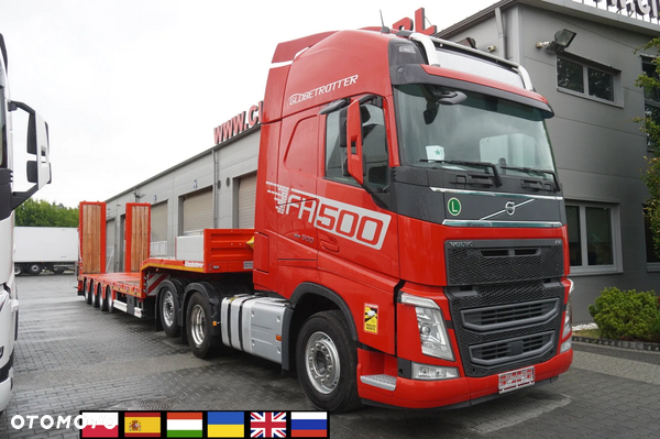 Volvo FH 500 / FABRYCZNIE NOWA NACZEPA niskopodwoziowa Kässbohrer LB3E / 500 KM