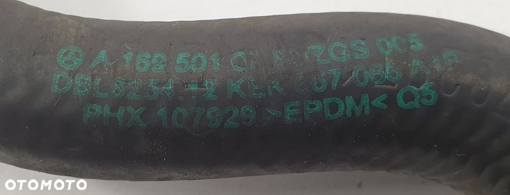 WĄŻ RURA WODY MERCEDES W245 W169 2.0 CDI - 3