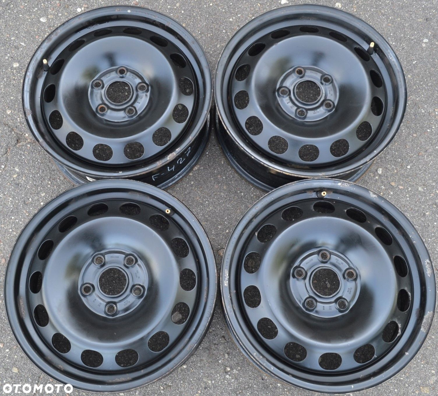 FELGA STALOWA VW SKODA AUDI SEAT 5x112 6J16 ET 48 x1szt F-427 - 3