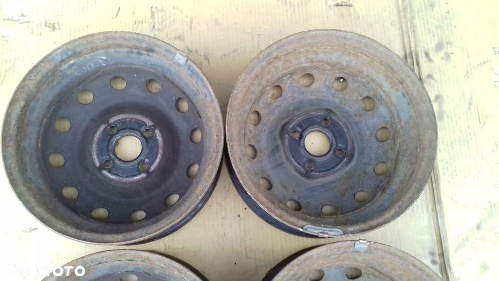 FELGI FELGA STALOWE KOMPLET HYUNDAI KIA 4x100 5Jx14 - 6