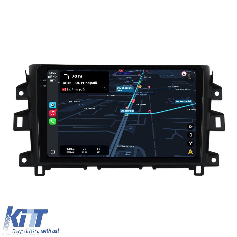 Navigatie Dedicata Nissan Navara (2015-2022),QuadCore, 10Inch, 4Gb Ram - 3