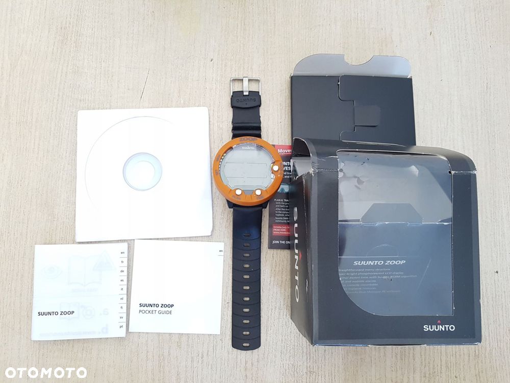 komputer nurkowy zoop suunto pomarańczowy orange uszkodzony - 1