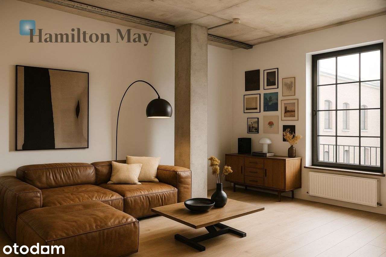 Loft w Młynie, wysoki sufit, dwustronny układ