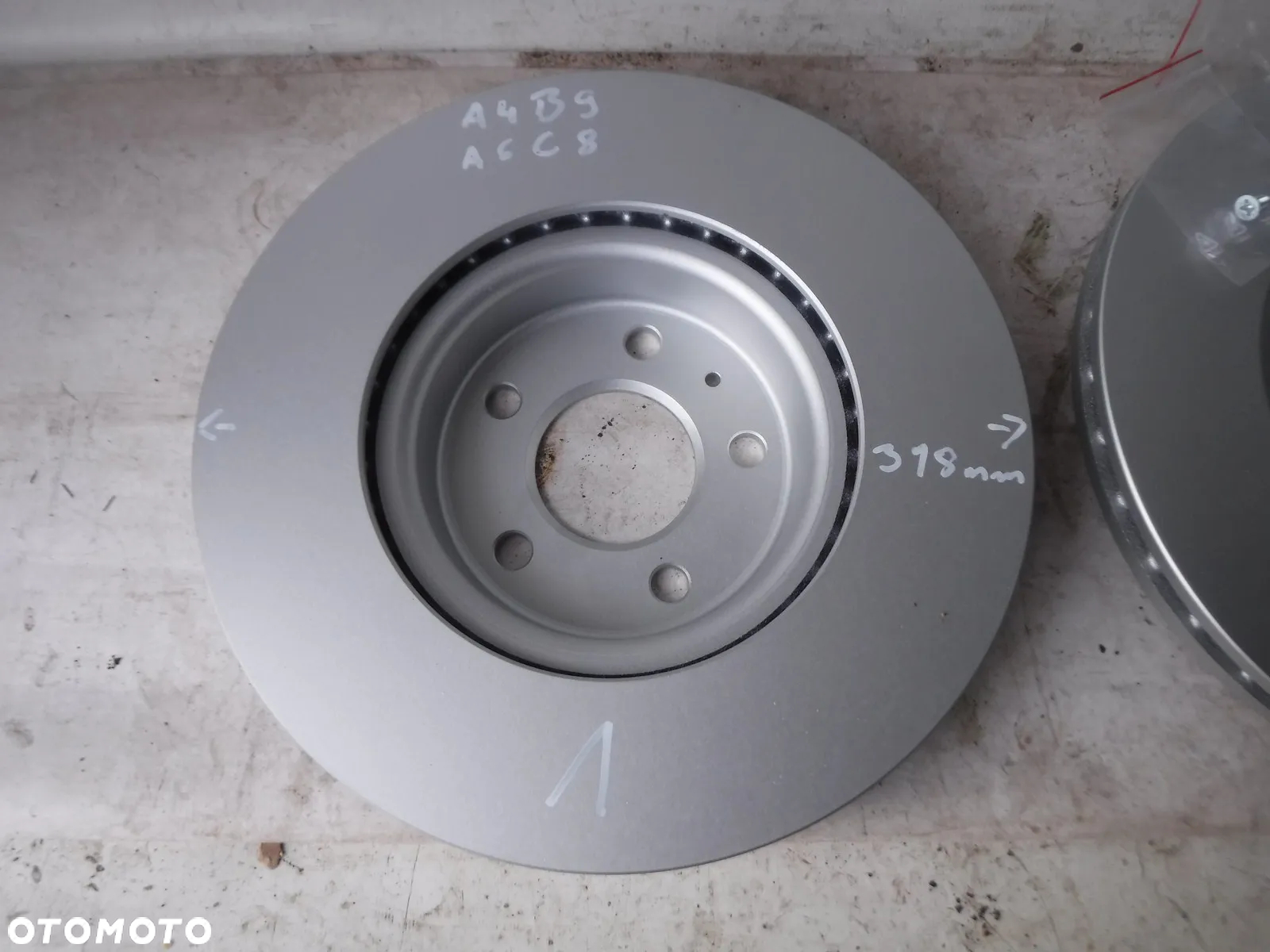 audi a4 b9 a6 c8 q5 tarcze hamulcowe  bosch 318mm nowe - 3