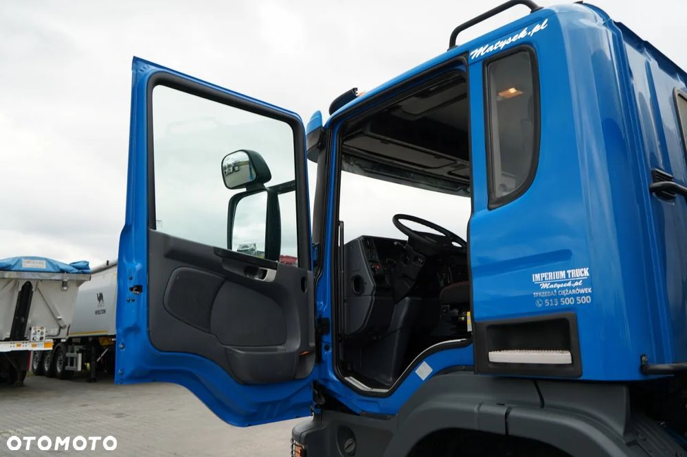 Scania P 410 / 6x4 / WYWROTKA 3-STRONNA / 2x HYDROBURTA / BOARDMATIC / AUTOMAT / EURO 6 - 26