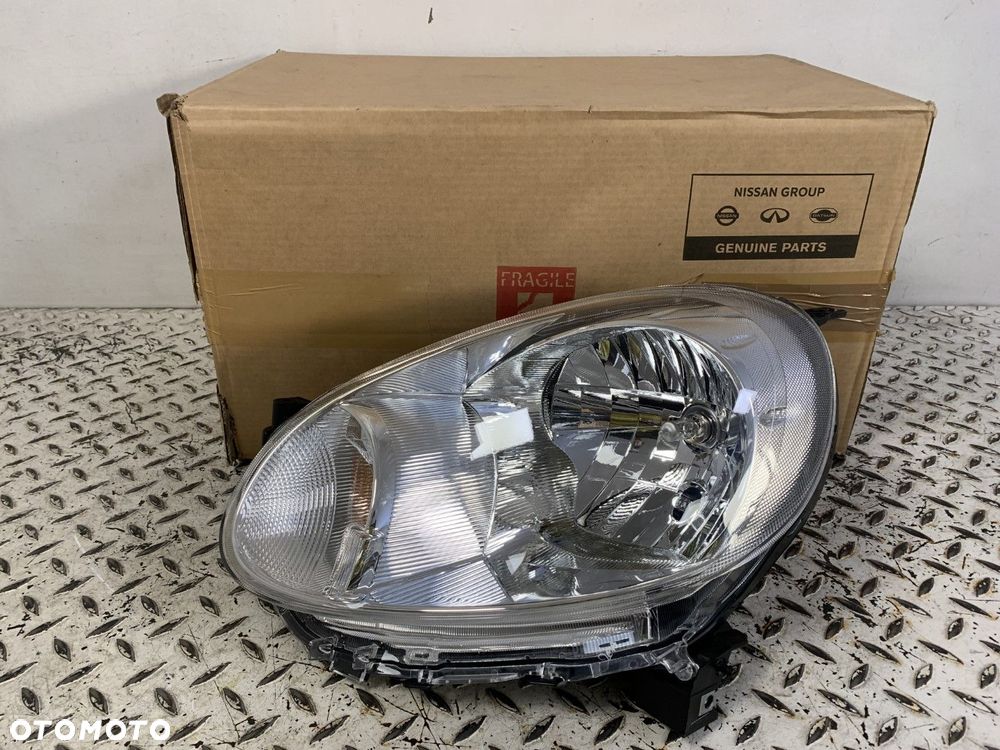 NOWA ORYGINALNA LAMPA LEWA PRZEDNIA NISSAN MICRA K13 LIFT 10-13 26060-1HB0B 260601HB0B - 2
