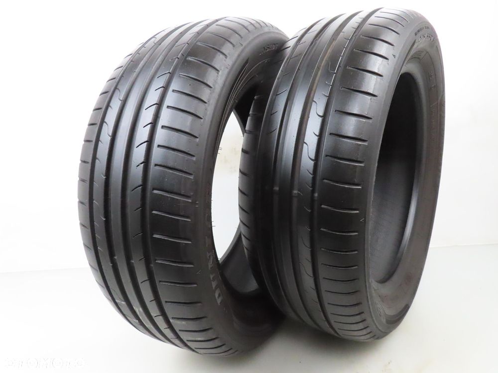 2x 205/55R16 OPONY LETNIE UŻYWANE Dunlop sport bluResponse 94V XL - 1