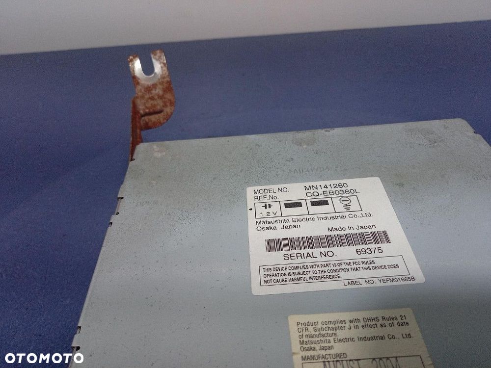 MITSUBISHI ENDEAVOR RADIO MN141260 - 4