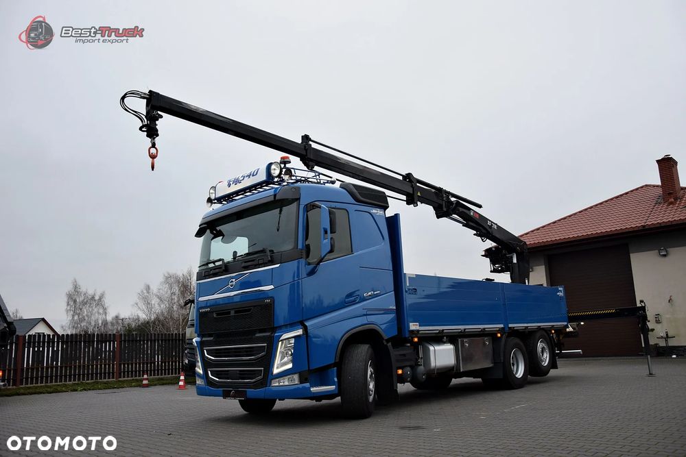 Volvo FH 540 / 6X2 / CAŁY NA PODUSZKACH /  OŚ SKRĘTNA PODNOSZONA  / HDS HIAB K177 PRO / ROTATOR / SKRZYNIA 6,7 M  / - 6