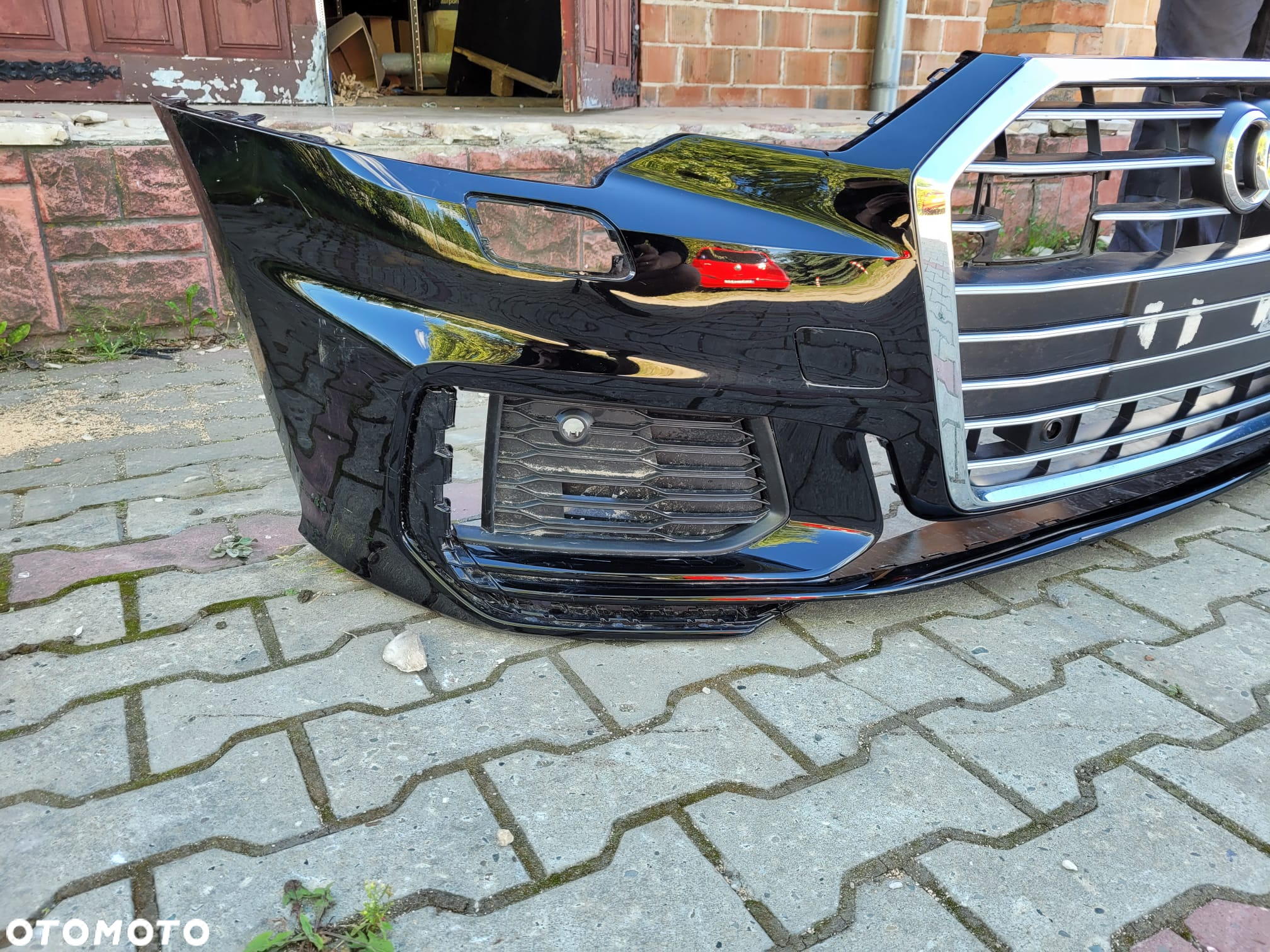 Zderzak przód przedni Audi A6 C8 S line 4k0807437C RADAR - 3