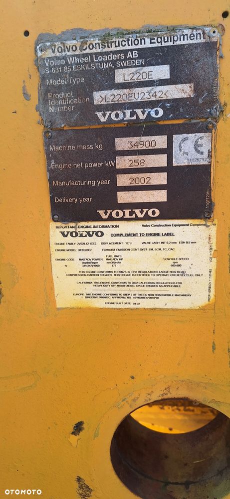Rama przód do ładowarki VOLVO 220 E - 3
