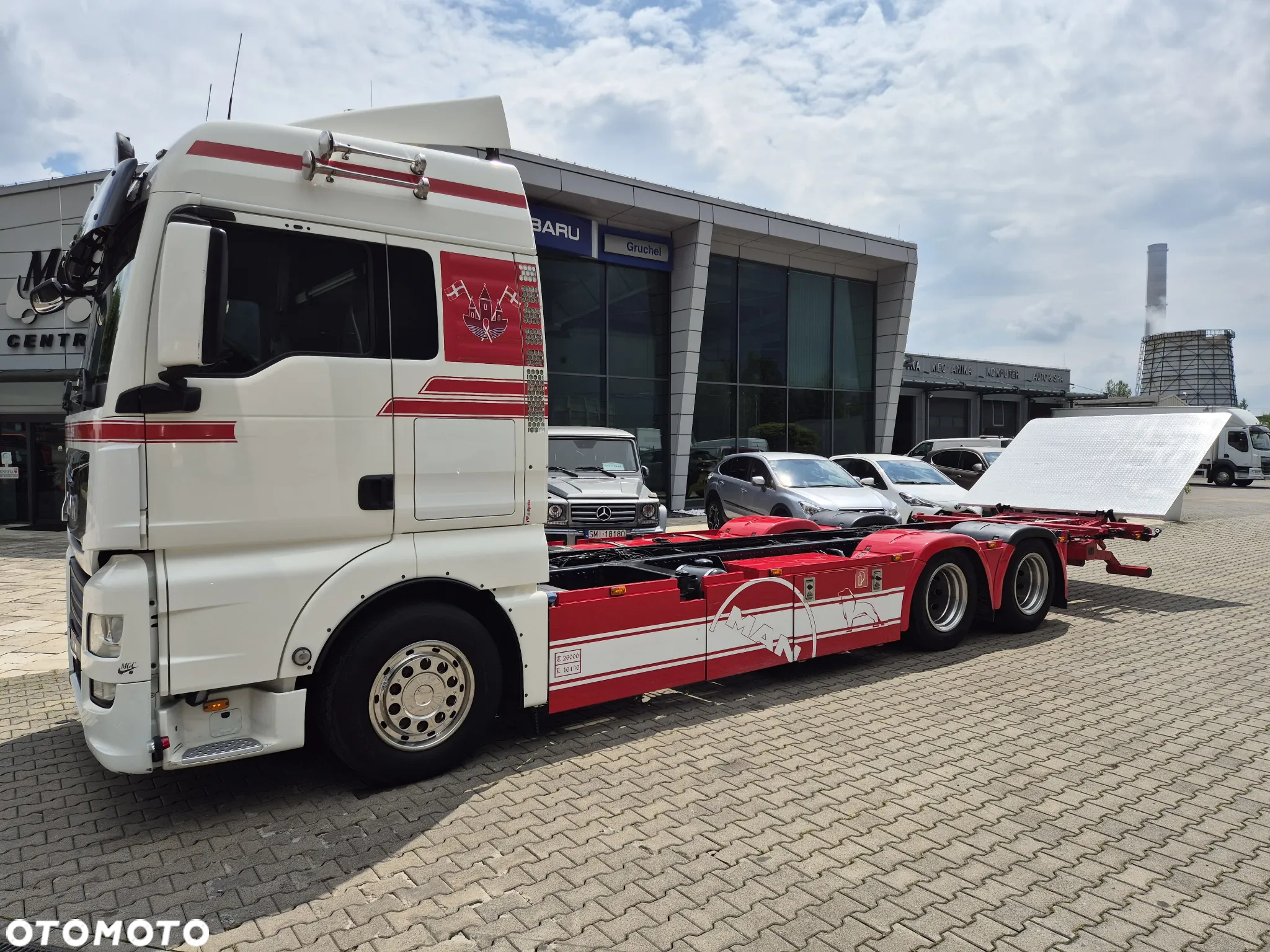 MAN TGX 28.420 6X2-2 LL / ZESTAW DO PRZEWOZU KONTENRÓW / NISKI BDF / DŁUGA RAMA  / NACZEPA HFR KM 20 / SUPER STAN / 1 WŁ  / SYPIALKA 2 ŁÓZKA / EURO 6 - 11
