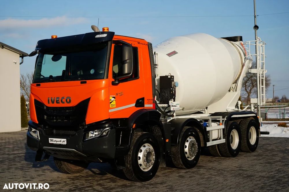 Iveco X-WAY 420 / 8X4 / 9 MIXER CUBIC / SCHWING STETTER / AUTOMAT / EURO 6 - 2