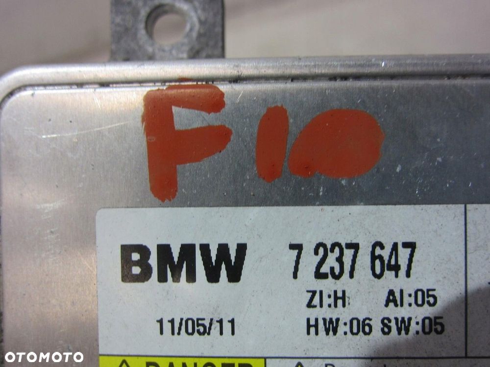 BMW F10 E90 F20 F01 X1 PRZETWORNICA STEROWNIK XENON 7237647 63117237647 - 5