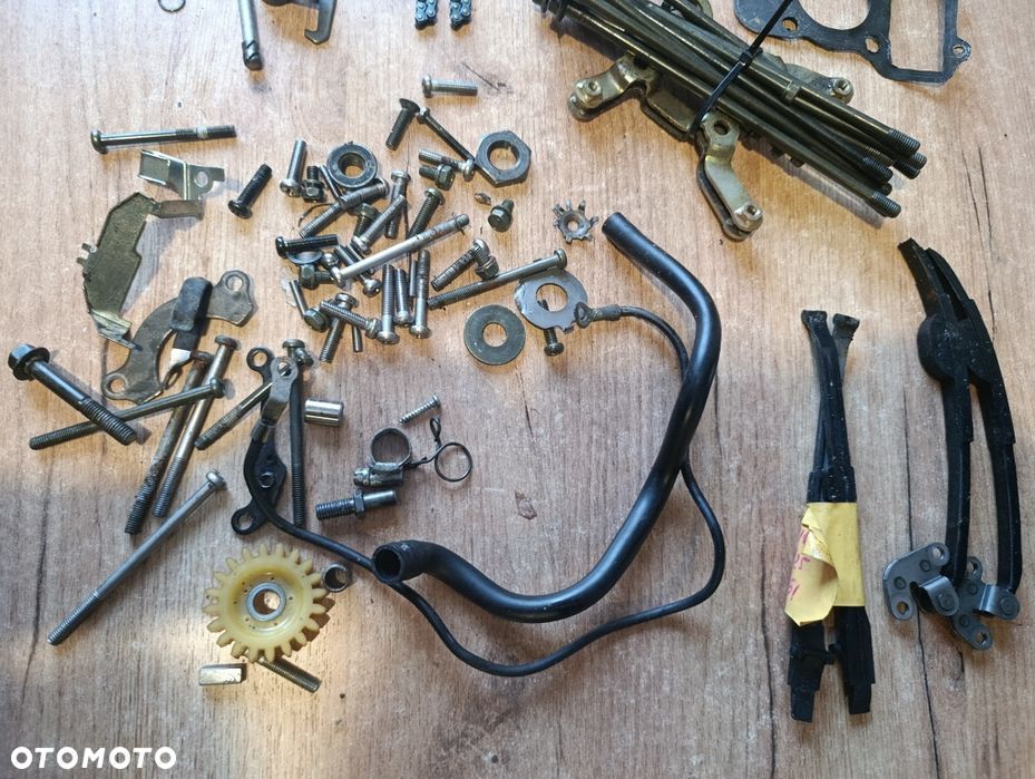 Części Yamaha Virago 125 szpilki korek zębatki zębatka ślizg ślizgi - 4