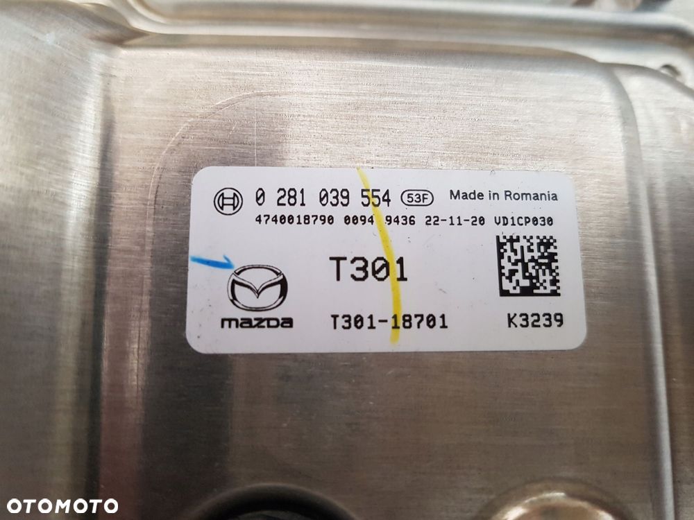 mazda cx-60 cx60 moduł ecu sterownik komputer t301-18-701 0 281 039 554 - 5