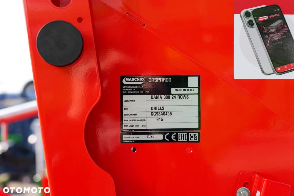 Maschio Gaspardo DAMA 3000 DOUBLE DISC 24R - DRAGO DC - 7