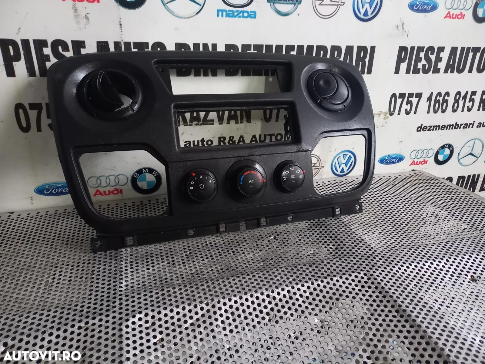 Consola Centrala Modul Comenzi Clima Grile Ventilatie Renault Master 3 Opel Movano 3 Duba/Prelata T - 4