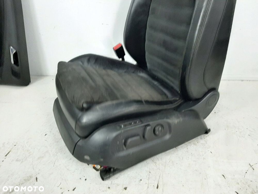 PASSAT B6 VARIANT 08R TAPICERKA SKORA KOMPLET FOTELE KANAPA BOCZKI TUNEL - 15