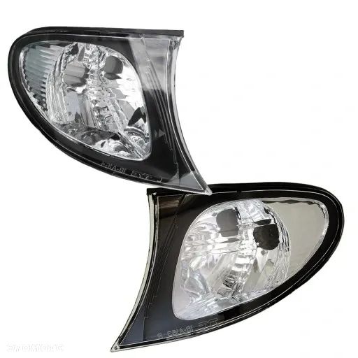 Kierunkowskaz BMW 3 E46 Lift SEDAN KOMBI 2001-2005 Biały z Czarną Ramką Nowy - 1