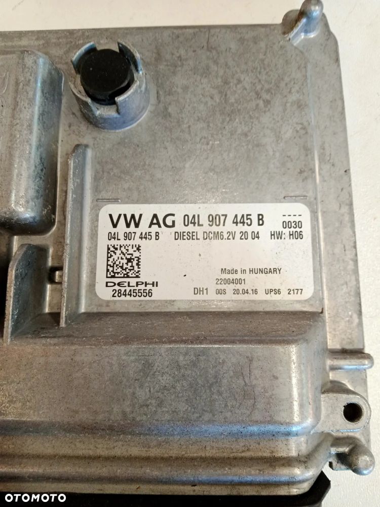 KOMPUTER STEROWNIK SILNIKA SKODA OCTAVIA III GOLF VII LEON III 1.6 TDI 04L907445B - 2