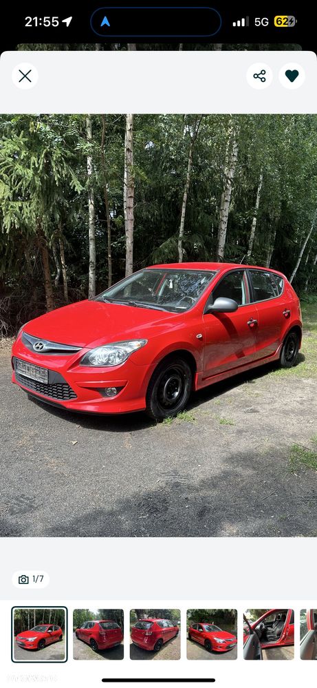Hyundai i30 JA czerwony czerwone maska błotnik błotniki zderzak przedni lift drzwi prawe lewe przednie tylnie klapa bagażnika zderzak tył lift - 1