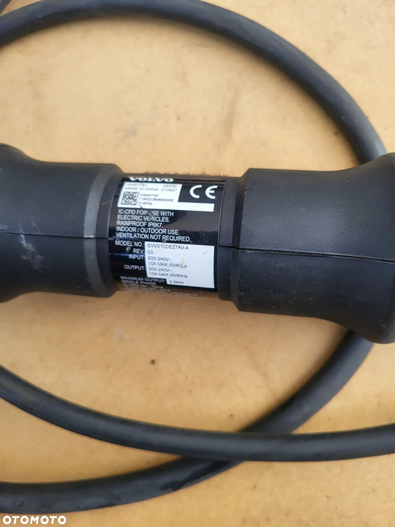 VOLVO XC90 KABEL DO ŁADOWANIA SAMOCHODU ELEKTRYCZNEGO 32257799 32257799 32257799 - 1