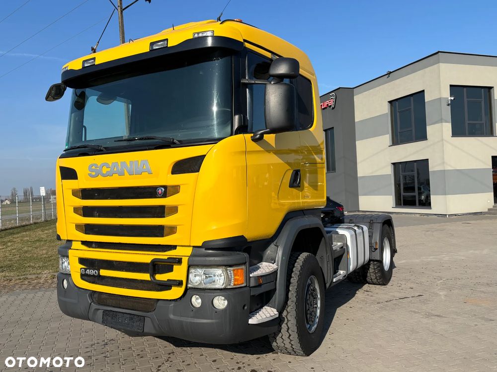 Scania Scania G490  4x4 stały napęd na wał, EURO 6, skrzynia redukcyjna , biegi terenowe , hydraulika do wywrotu, z Niemiec (G410 , G450) - 2