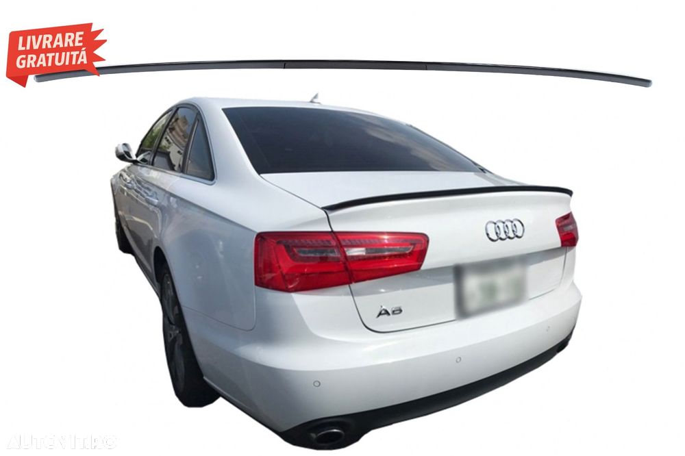 Eleron portbagaj Audi A6 C7 4G 4 Usi (2011-2018) Negru Mat- livrare gratuita - 1