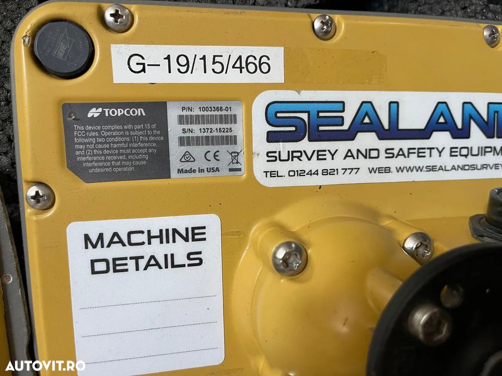 Sistem GPS 3D Topcon MC-R3 complet pentru Buldozer, excavator, Grader - 4