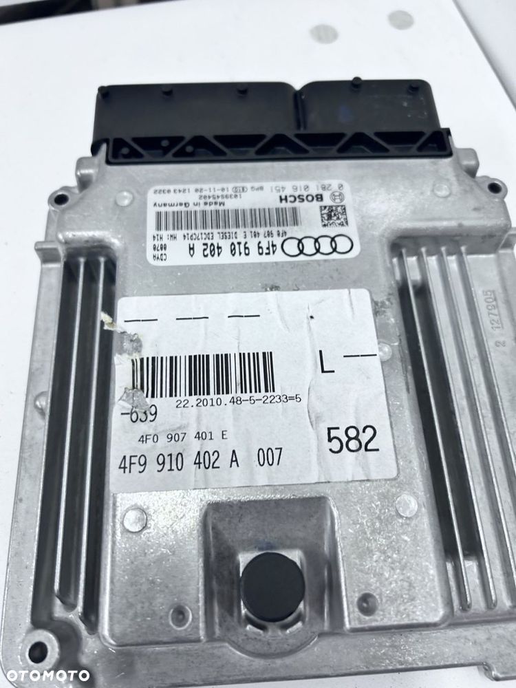 Sterownik silnika 3.0TDI CDYA tiptronic Q Audi A6 C6 4F9 910 402 A - 1