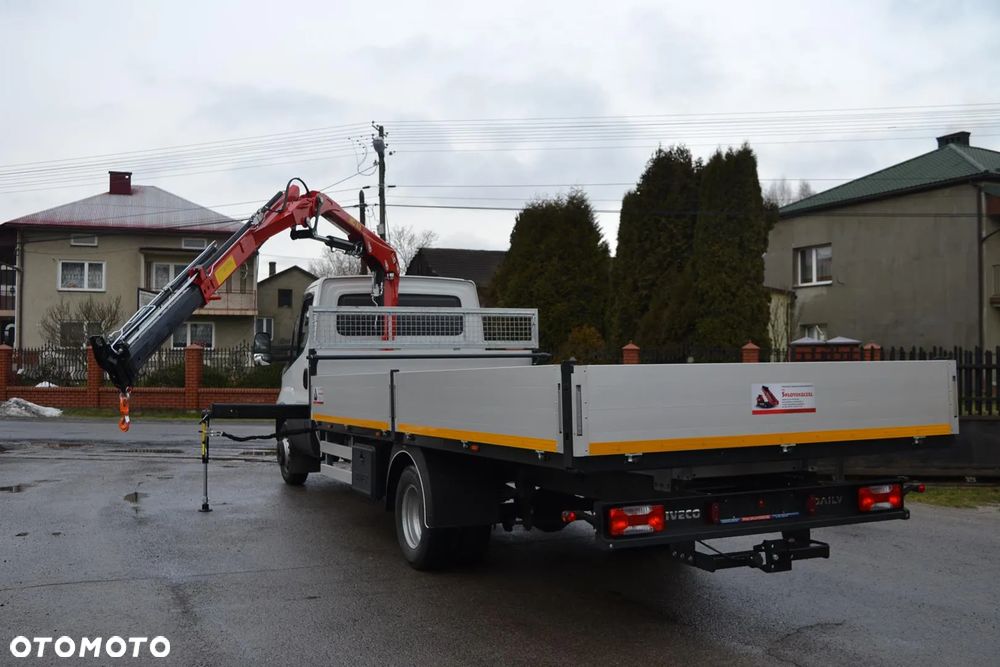 Iveco Daily 72-180 72C18 Nowy żuraw HDS Nowy WYWROT Niski przebieg SUPER STAN 70C18 65C18 Fassi HMF Hiab HYVA HC - 7