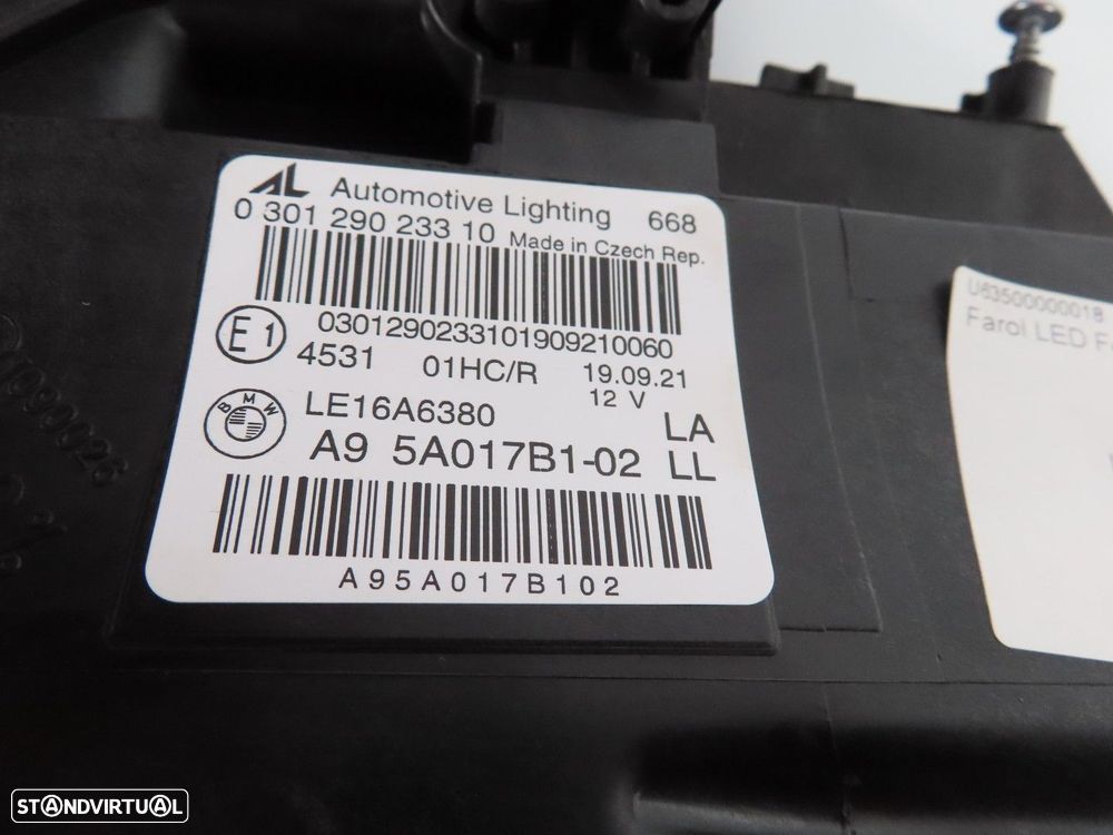Farol LED LCI Esquerdo Usado / Original BMW 2 Active Tourer (F45)/BMW 2 Gran Tou... - 9