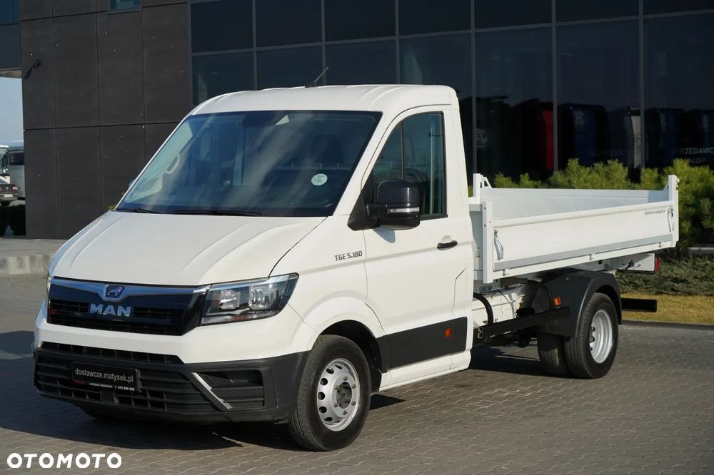MAN TGE 5.180 / WYWROTKA TYLNOZSYPOWA / RADAR  / BLIŹNIAK / MANUAL / SPROWADZONY - 13