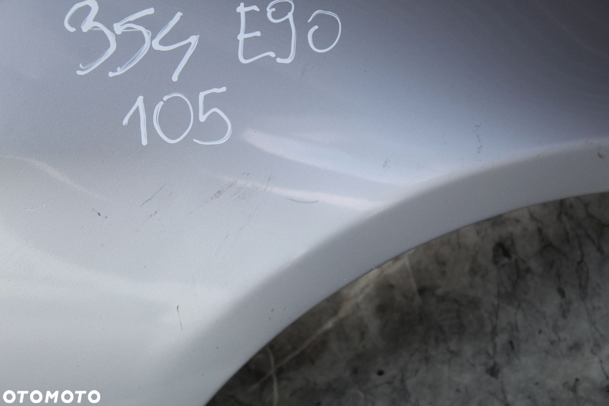 BŁOTNIK PRAWY 354 TITANSILBER BMW E90 E91 - 7