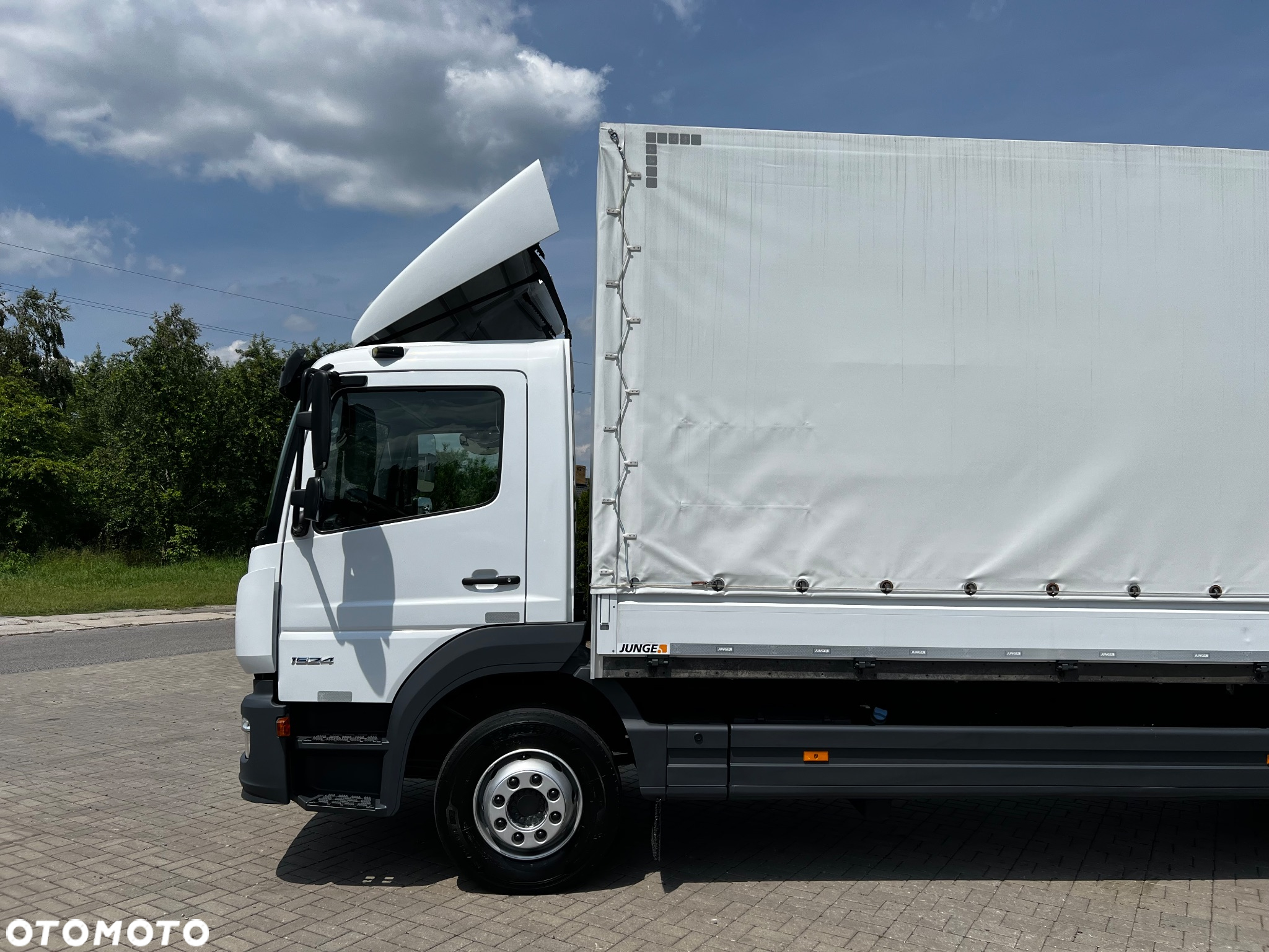 Mercedes-Benz ATEGO 1524 BURTO-PLANDEKA 7.3m WINDA - 4