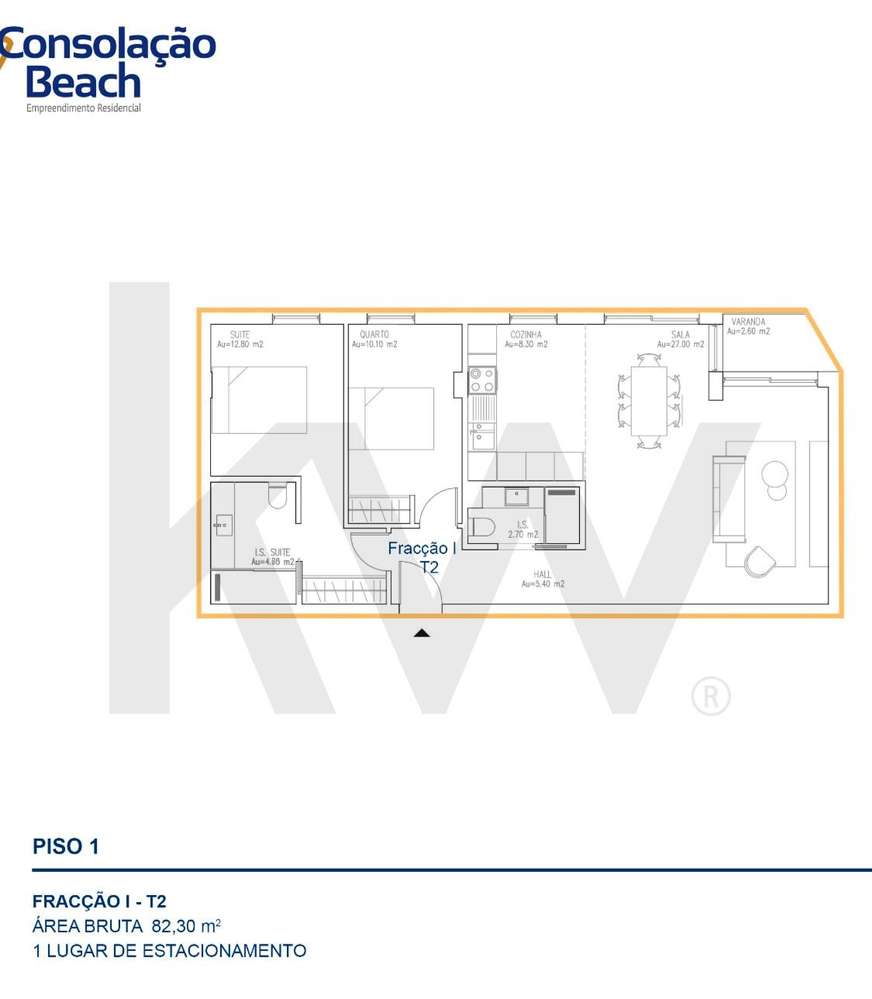 Apartamento T2 na Praia da Consolação – Peniche - Grande imagem: 2/20