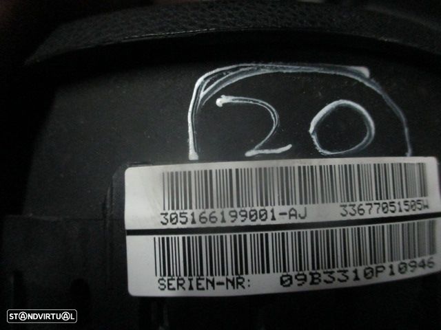 Kit Airbags 33677051505W 305166199001AJ  7213564  34050055B  6577918443201  0285010070 39916869802L  BMW SERIE 1 E87 FASE 2 2009 2.0D 116 115CV 5P PRETO PRETO DANIFICADO - 6