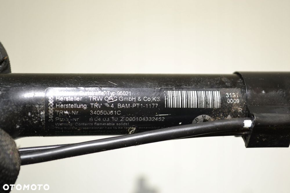 BMW E81 E87 E90 E92 E84 NAPINACZ PASA BEZPIECZEŃSTWA PRAWY PRZÓD 7213564 - 6