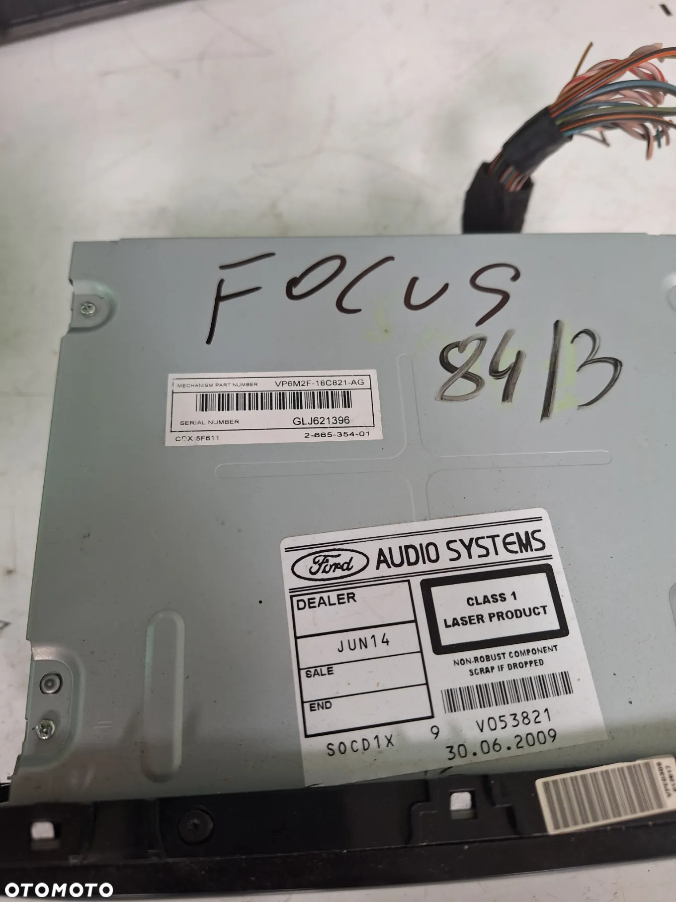 radio fabryczne FORD FOCUS MK2 LIFT 7M5T-18C939-EE  kod 2129     (84/3) - 2