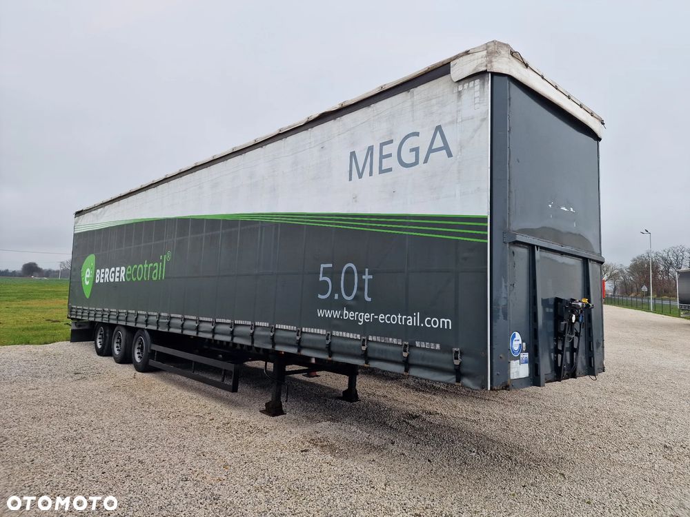 Berger Naczepa MEGA FIRANKA - SAF - NOWE HAMULCE - LEKKA