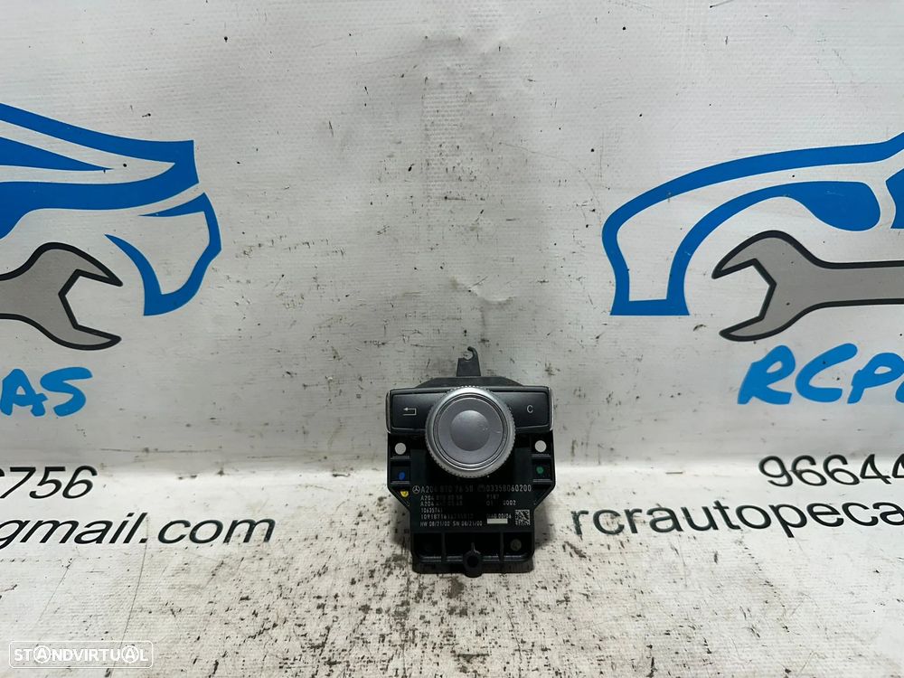 .Comando Multifunções Joystick NAV Navegação Radio Mercedes Benz W204 Classe C W204 A2048707658 2007 - 2014