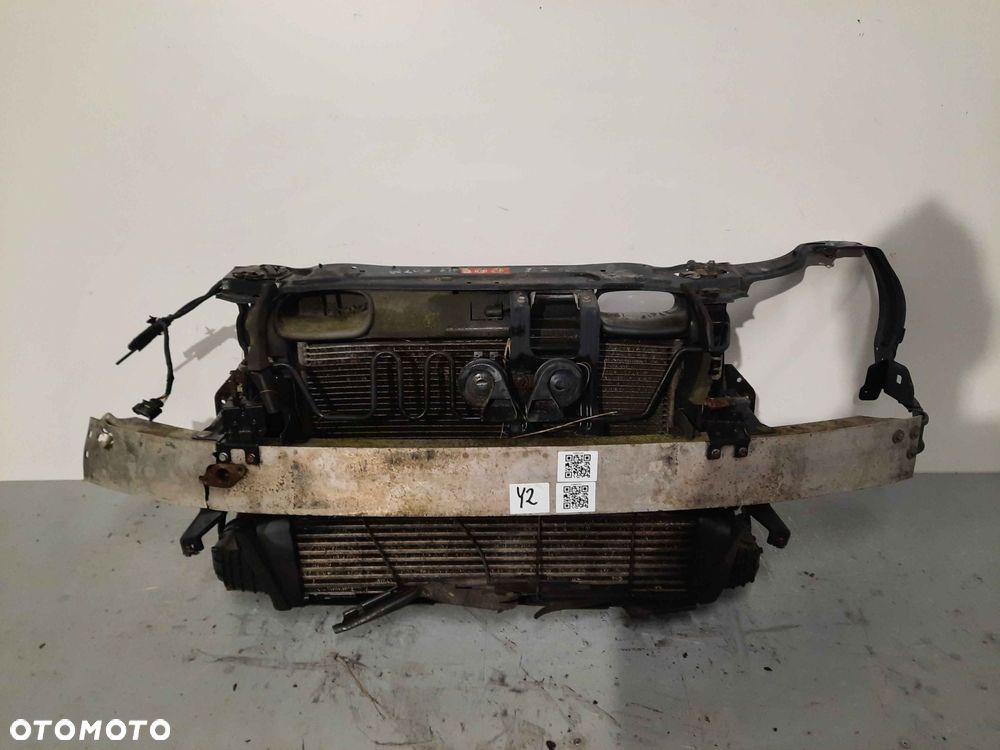 } PAS PRZEDNI MERCEDES BENZ W203 C KLASA 2.2 DIESEL WENTYLATOR WZMOCNIENIE CZOŁOWE CHŁODNICE KOMPLET